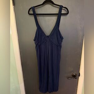 Navy Blue Sleeveless Dress